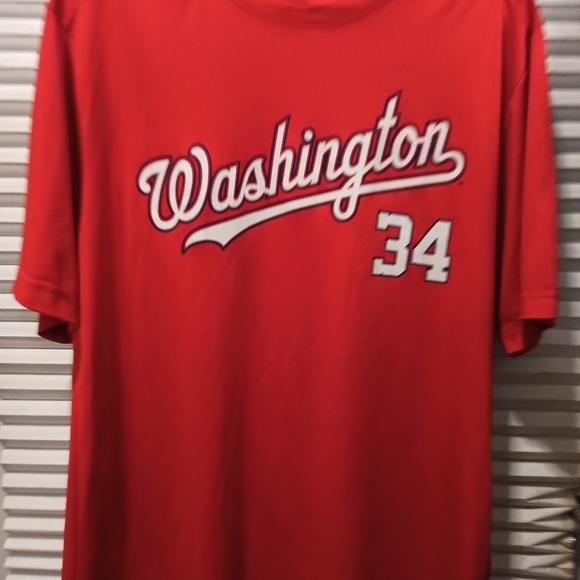 MLB Washington baseball Short sleeve tshirt. Size Large - Picture 3 of 10